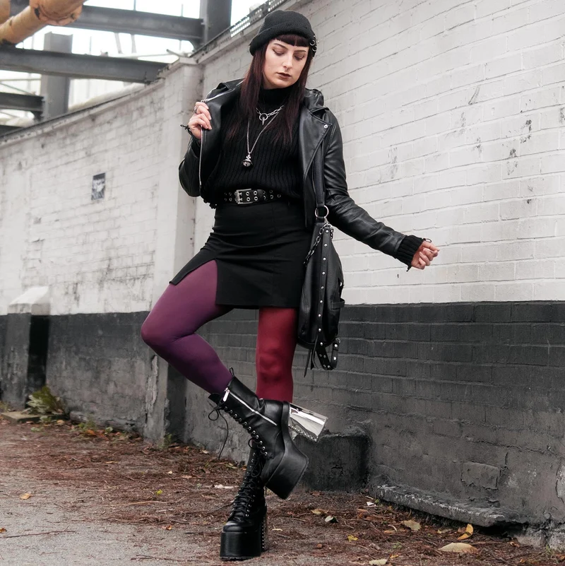 Duo Tights - Plurgundy