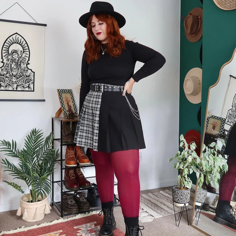 80 Denier Tights - Cherry