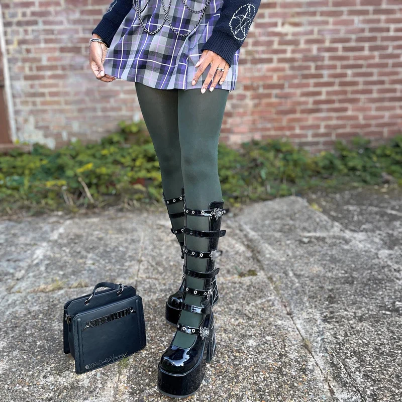 80 Denier Tights - Crocodile