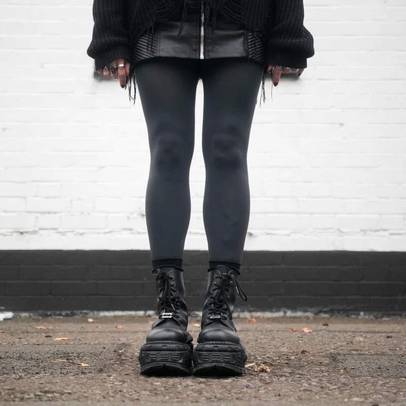 120 Denier Tights - Storm Cloud