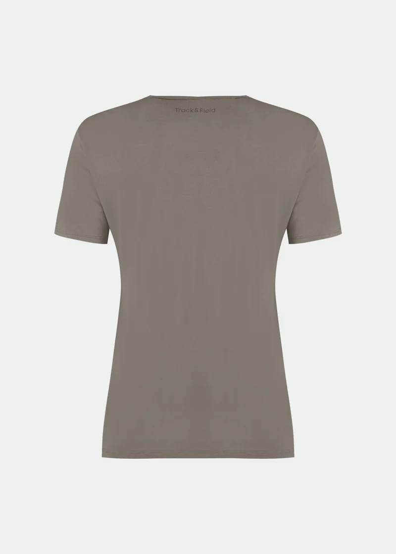 T-shirt Mulher Manga Curta Soft