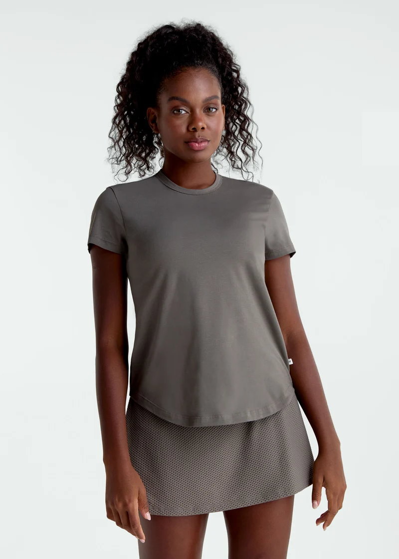 T-shirt Mulher Manga Curta Perfect t