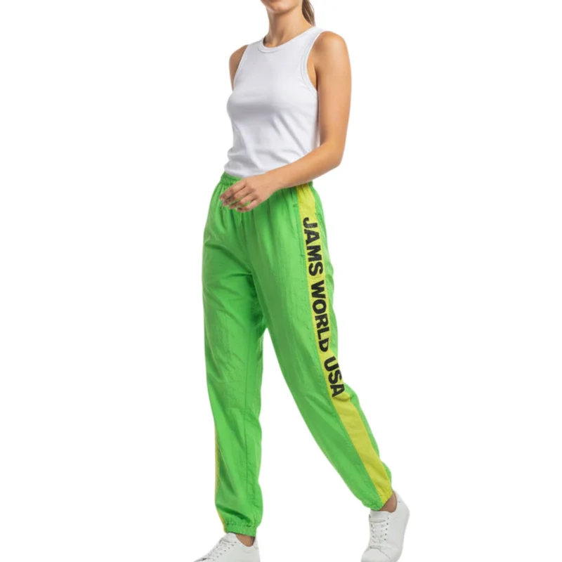 Pantalon de jogging unisexe en nylon - Vert