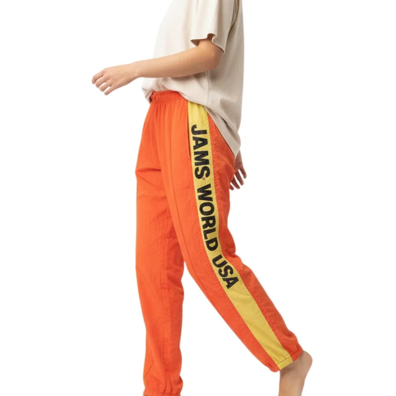 Pantalon de jogging unisexe en nylon - Orange