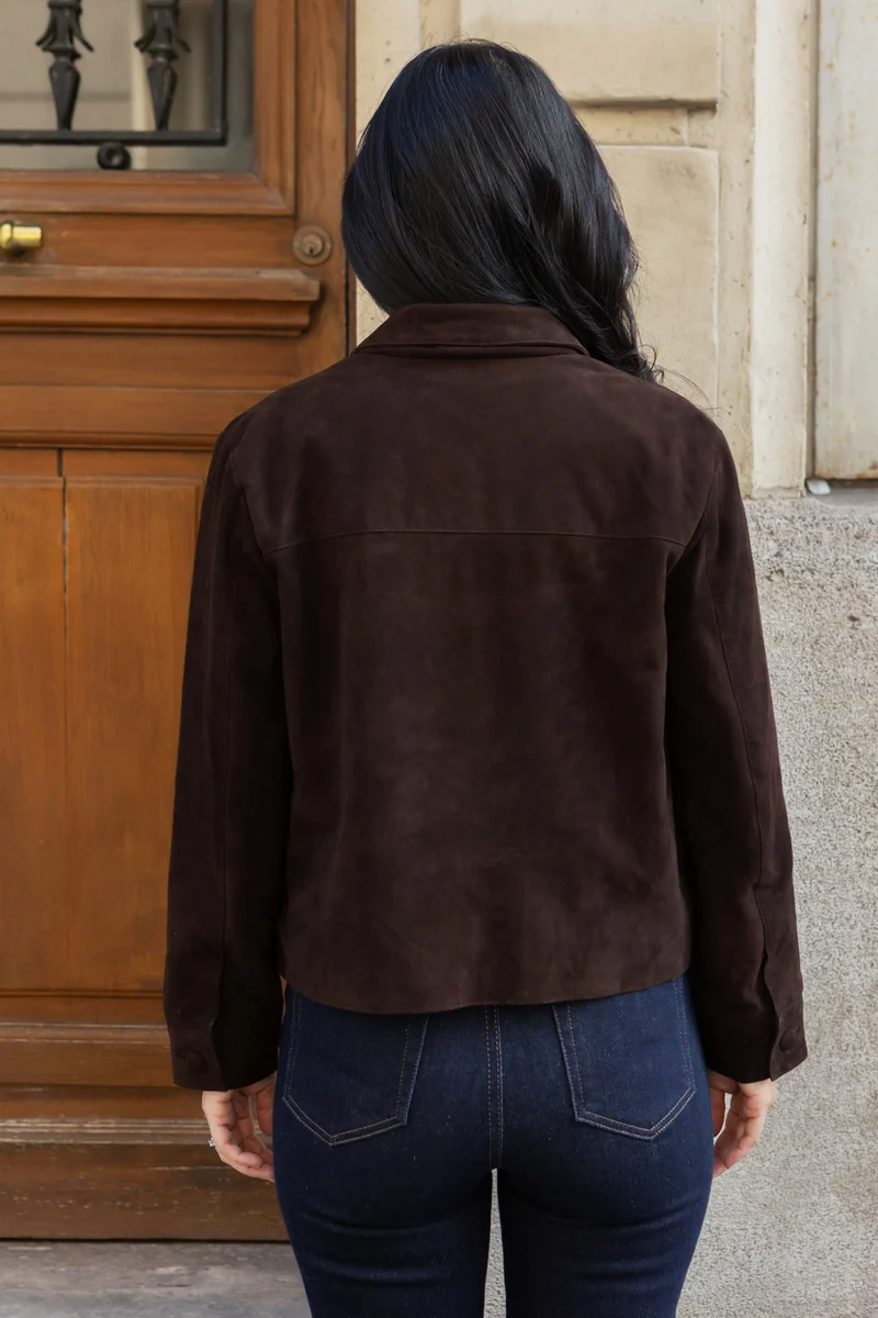 Veste Yulia - chocolat