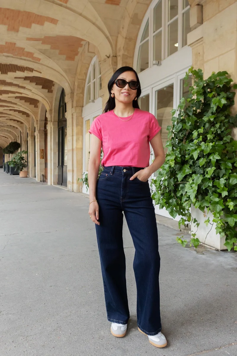 Jean wide Audrey - indigo