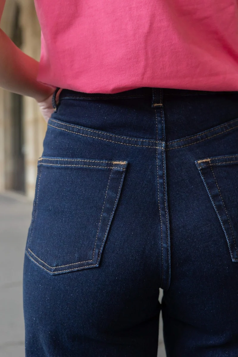 Jean wide Audrey - indigo