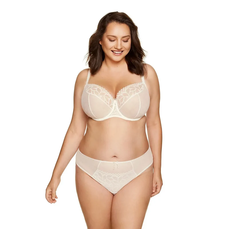 Culottes sensuelles tulle élastique broderies confort grande taille Gorteks