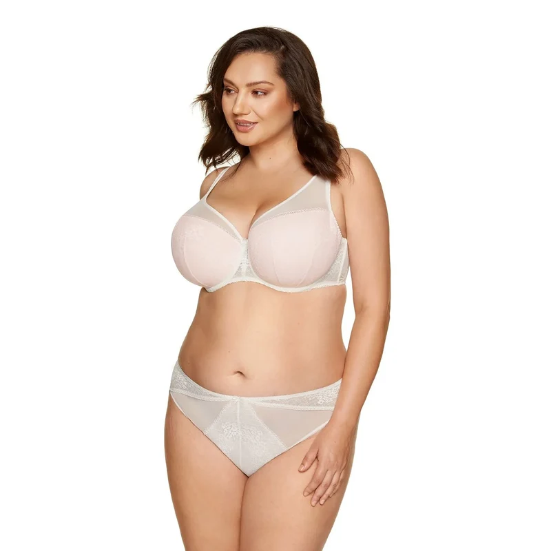 Soutien-gorge rembourré dentelle florale ajustable baleines confort femmes