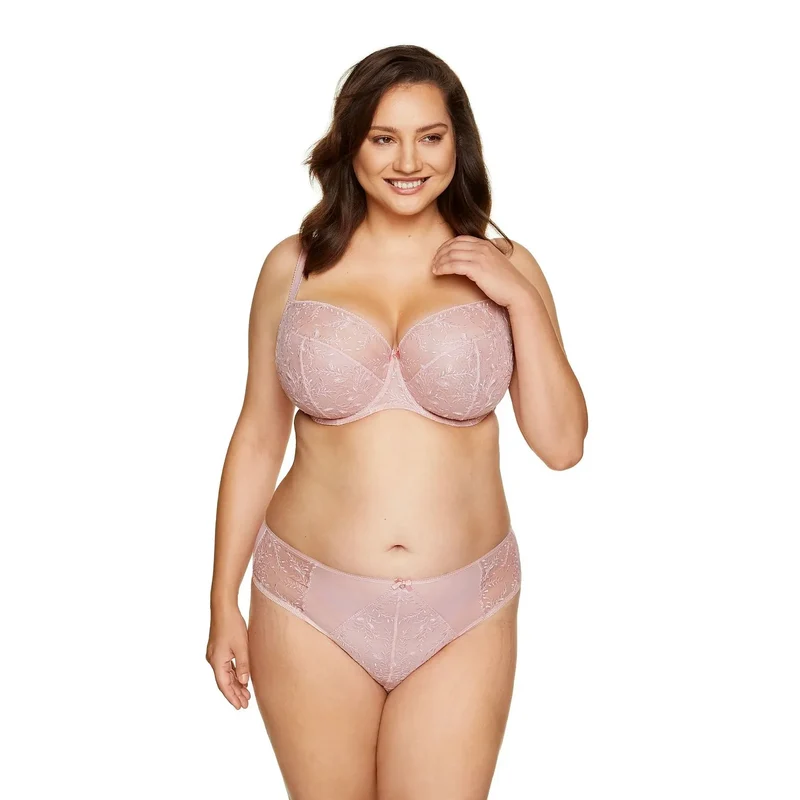 Culotte romantique tulle broderie noeud délicat gousset coton Gorteks