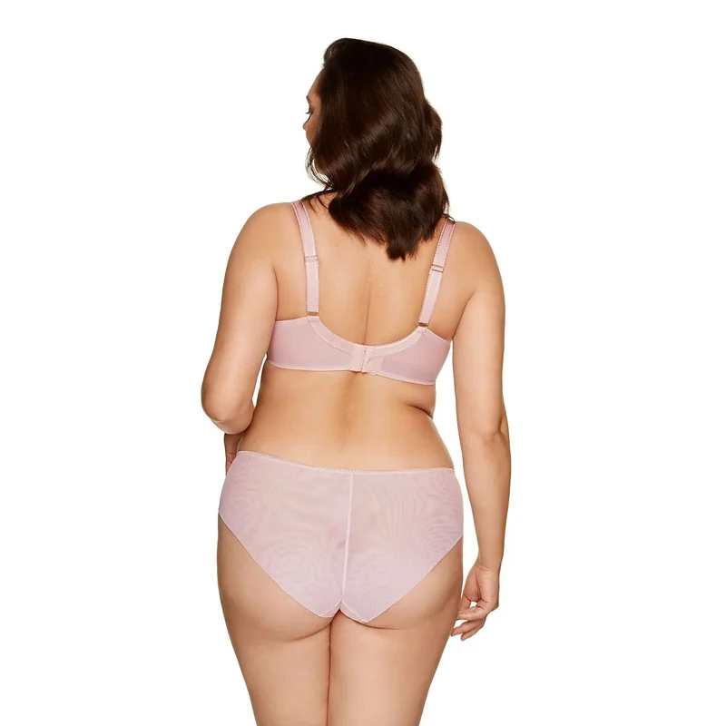Culotte romantique tulle broderie noeud délicat gousset coton Gorteks