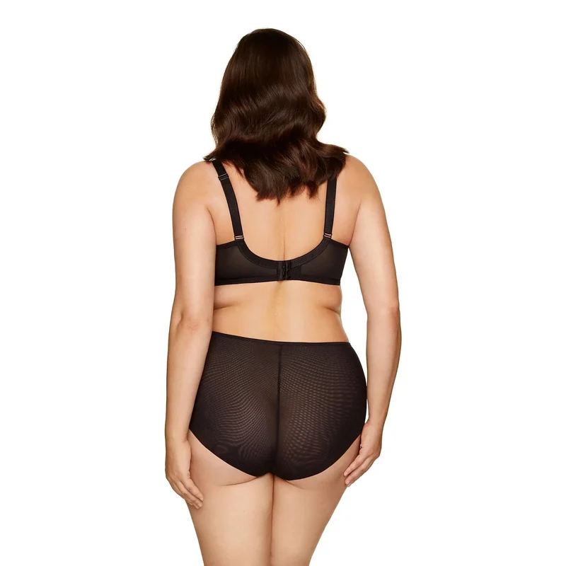 Culotte féminine tulle dentelle motif floral confort gousset coton Gorteks model 163124