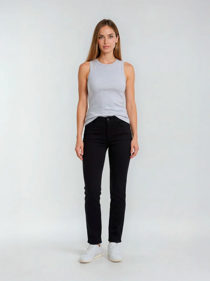 MAVI - SOPHIE, Slim Fit, Mid-Waist, Black Str