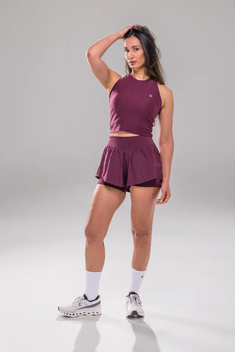Airflow Tank Top - Cherry Lacquer