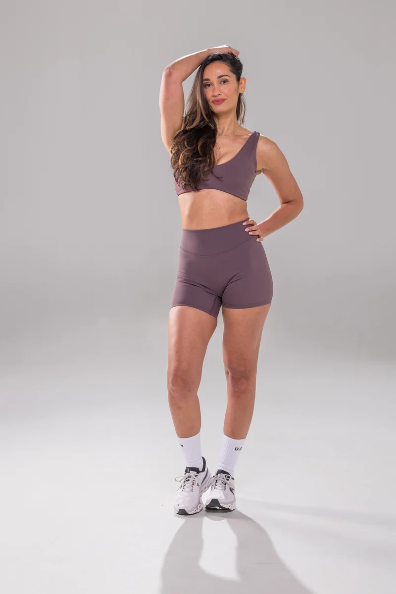 Silhouette Short - Cacao Plum