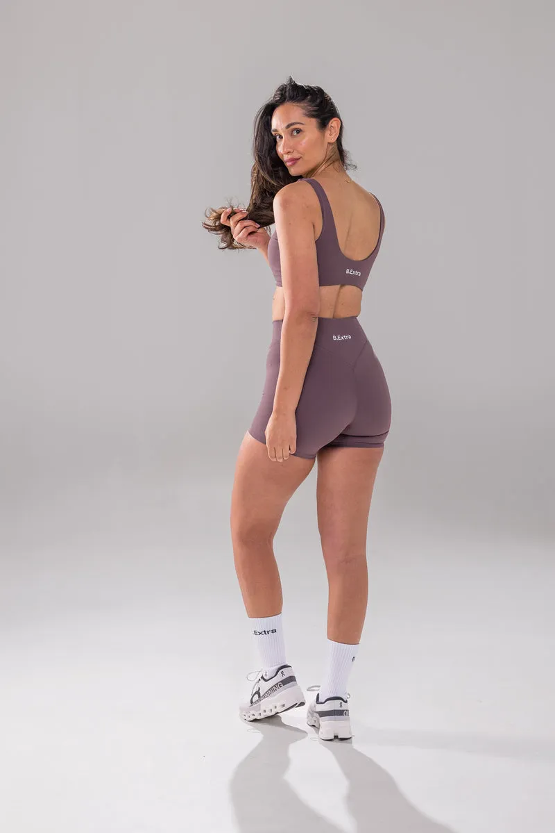 Silhouette Short - Cacao Plum