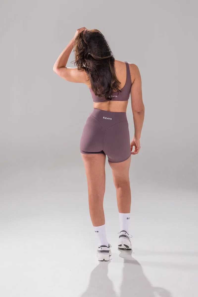 Silhouette Short - Cacao Plum
