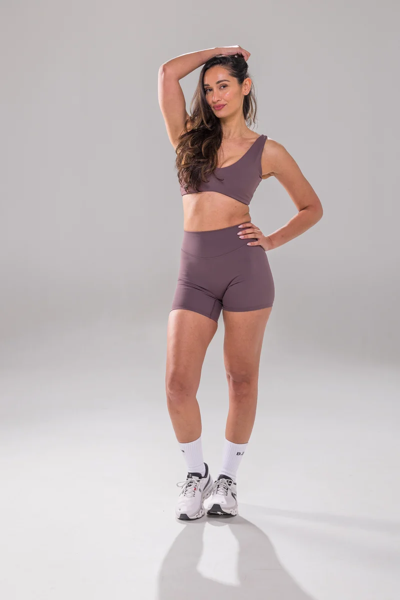 Silhouette Short - Cacao Plum