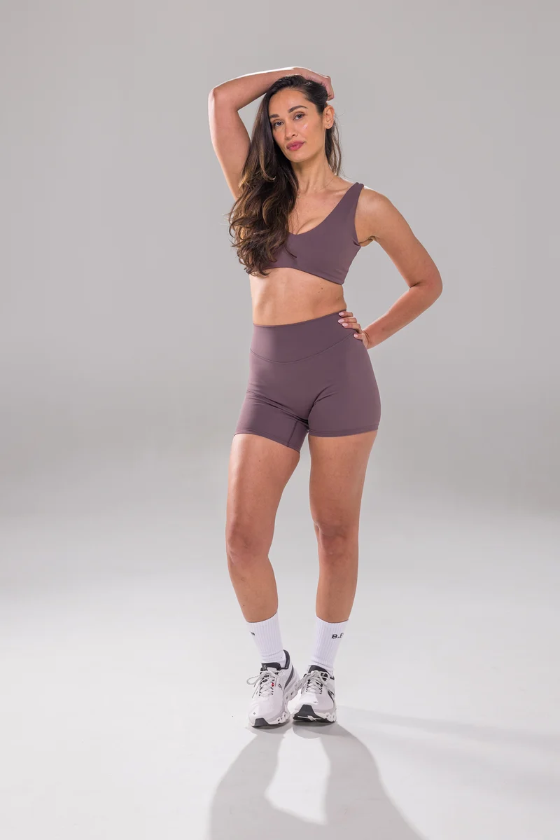 Silhouette Short - Cacao Plum