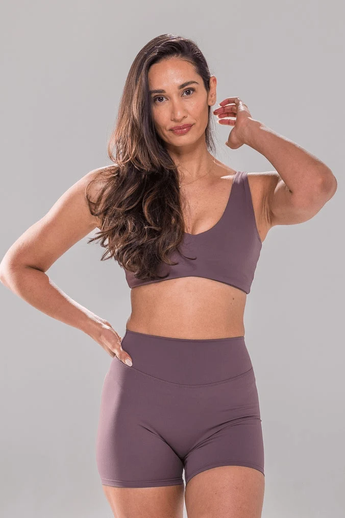 Silhouette Short - Cacao Plum
