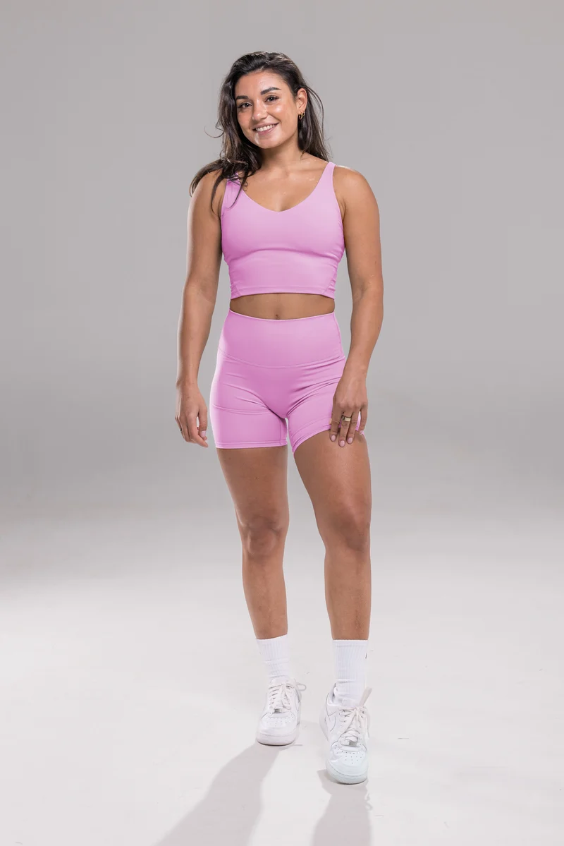 Seamless V Short - Strawberry Cream