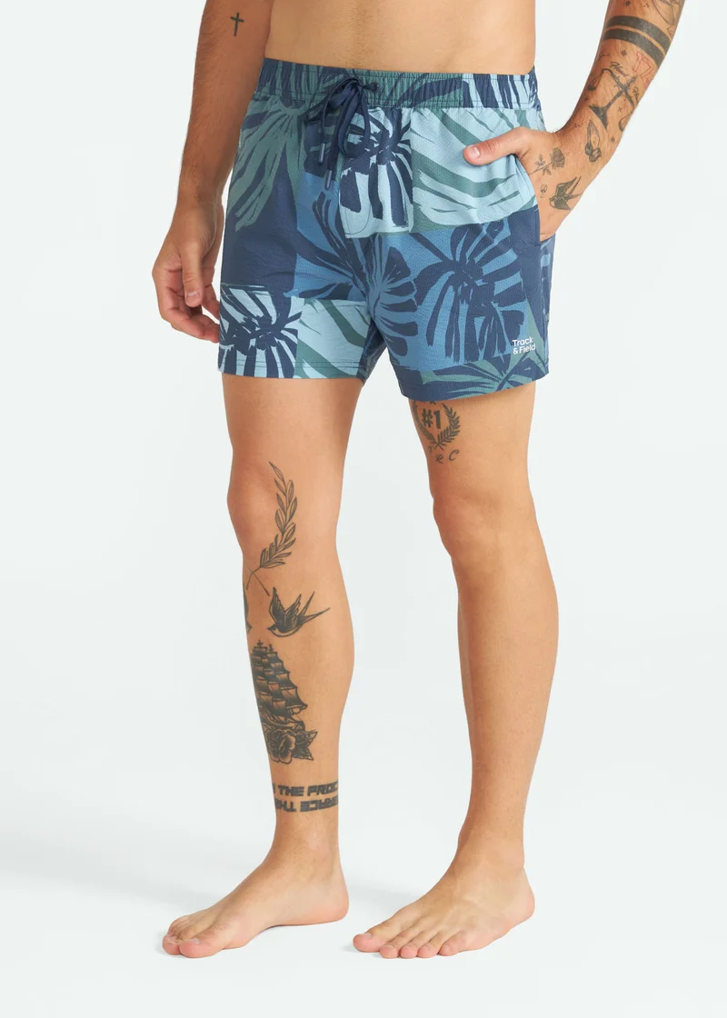 Calção Homem Curto Textura Estampado