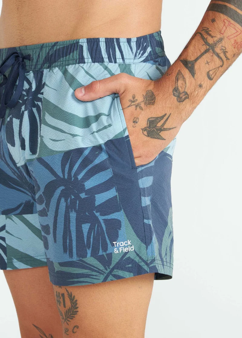 Calção Homem Curto Textura Estampado