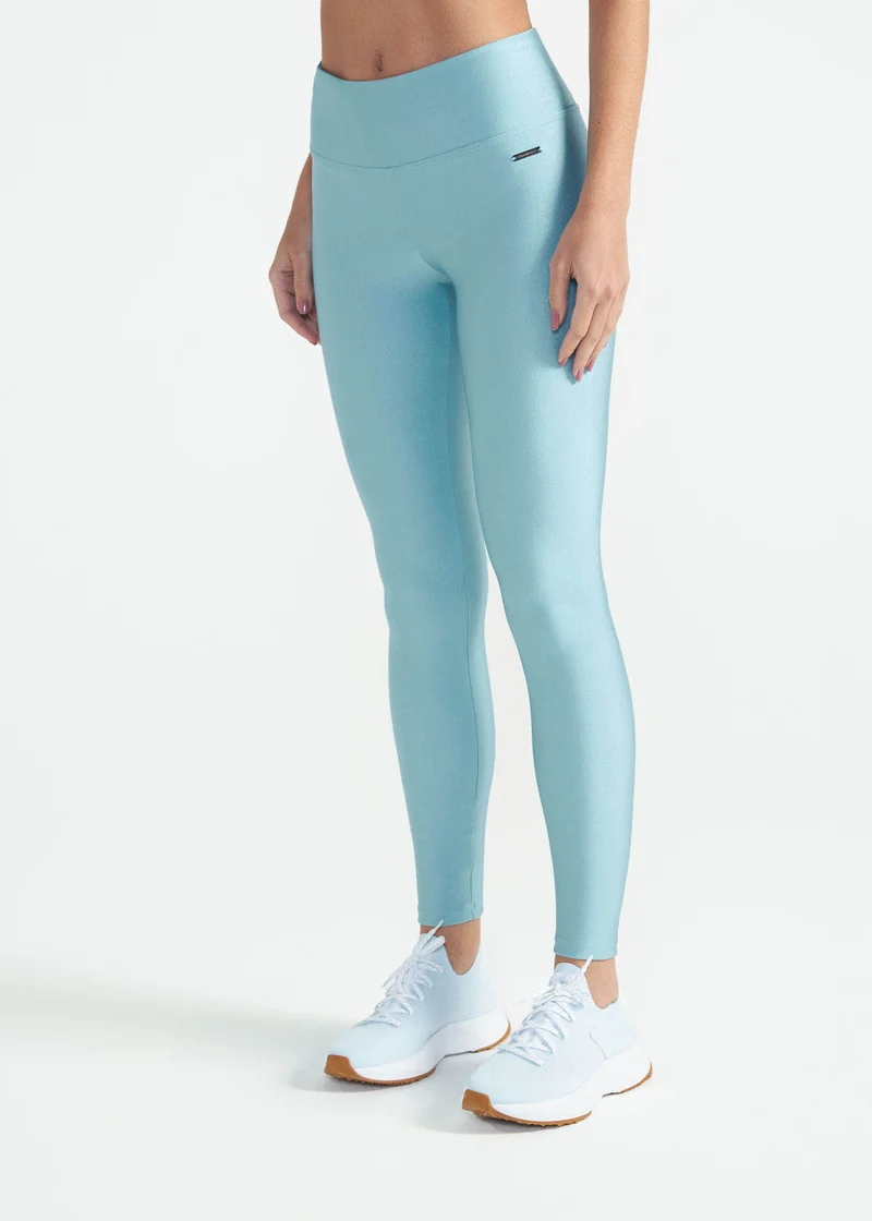 Calça Legging Mulher Básica Brilho