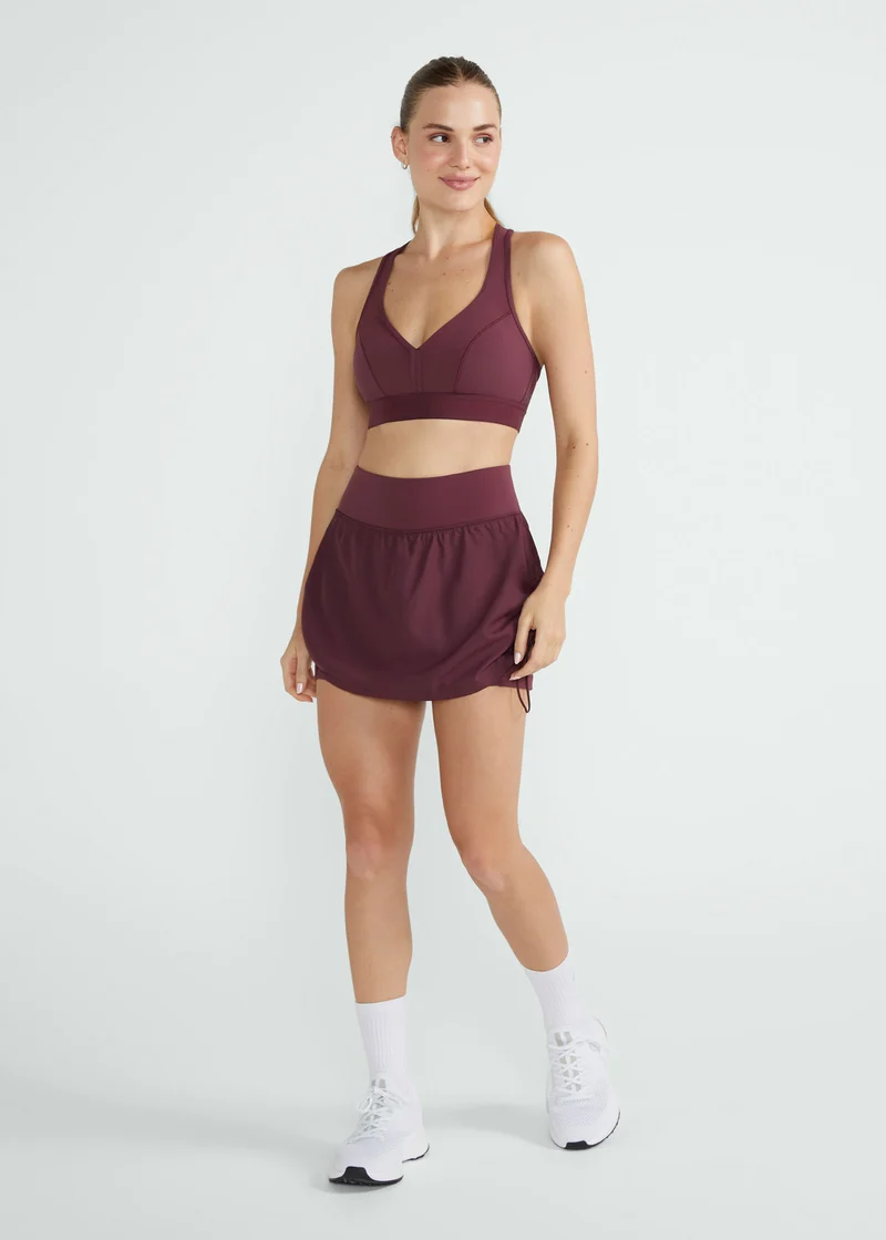 Top Mulher Elástico Logo T&F