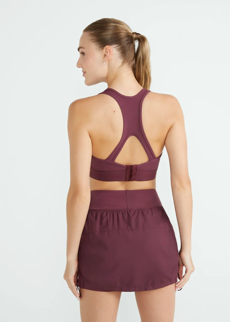 Top Mulher Elástico Logo T&F