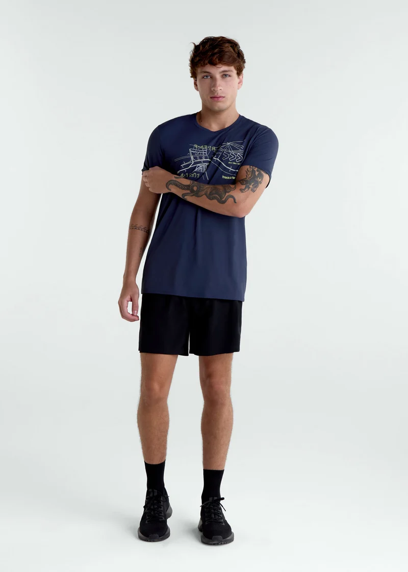 T-shirt Homem Manga Curta Thermodry Race Time
