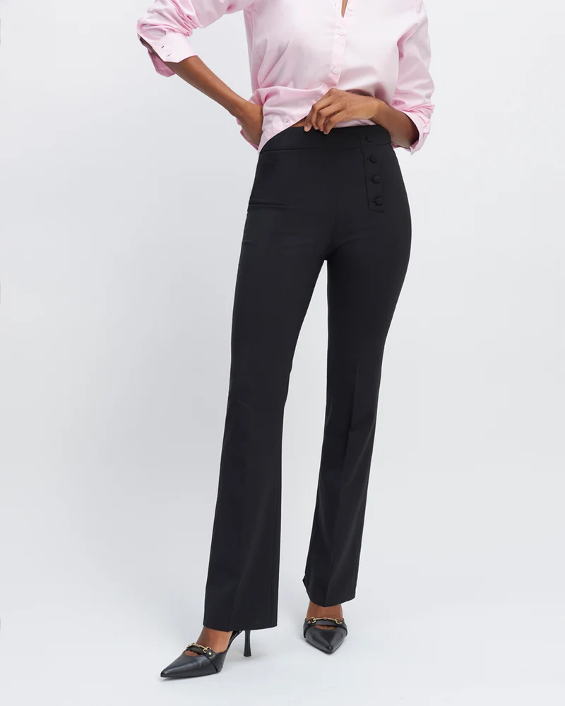 Pantalon flare Oslo - Noir