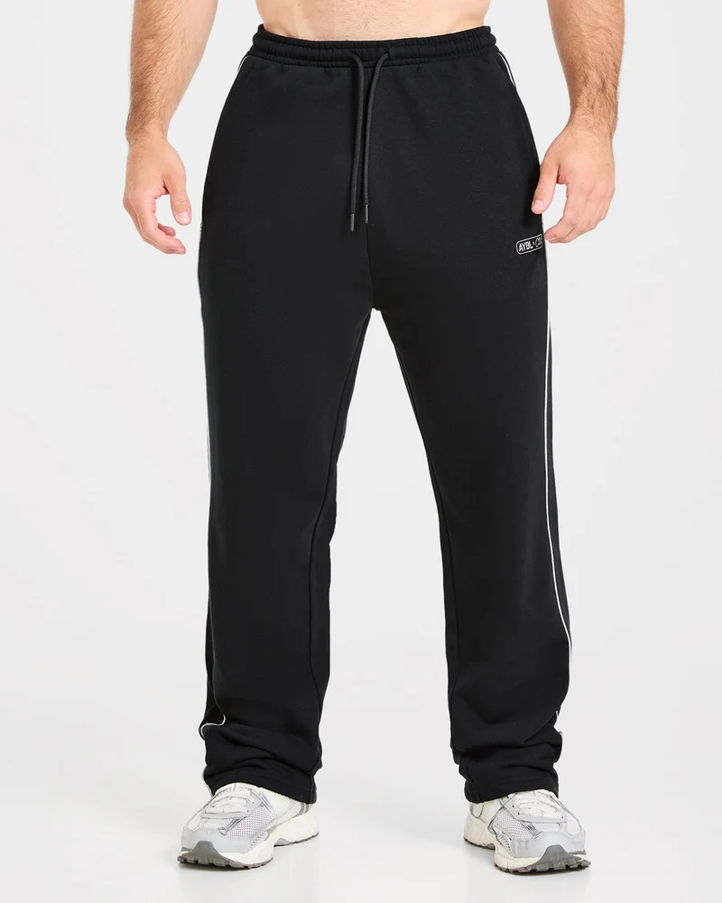 Cam Kissel x Oversized Straight Leg Joggers - Noir