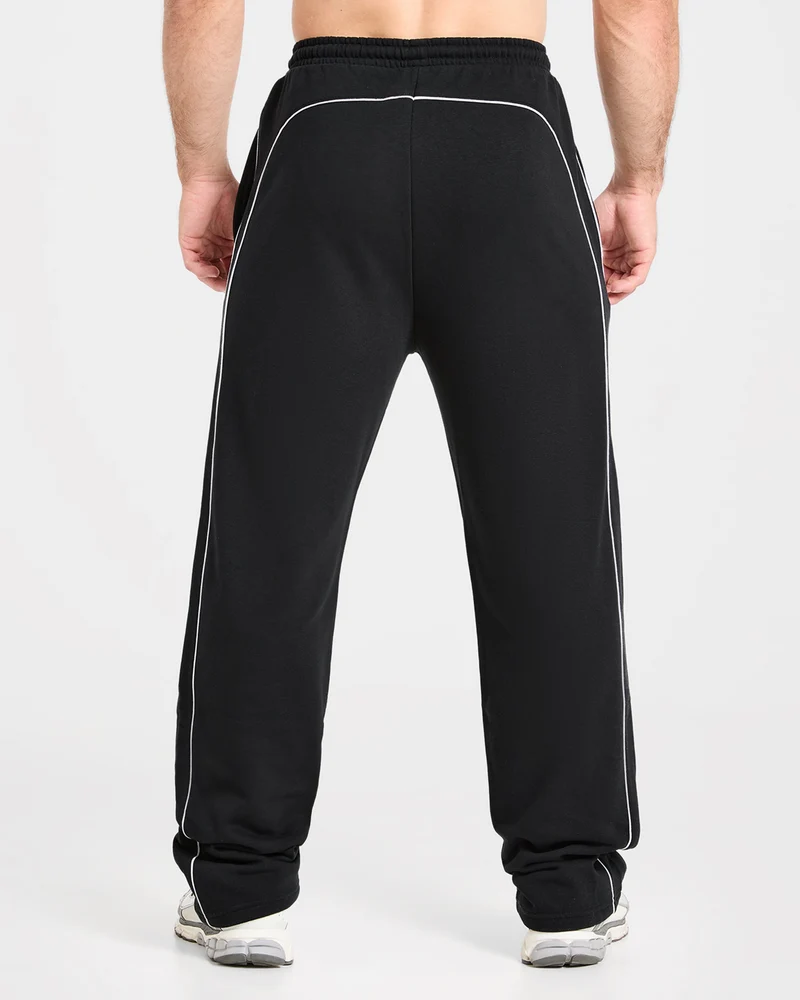 Cam Kissel x Oversized Straight Leg Joggers - Noir