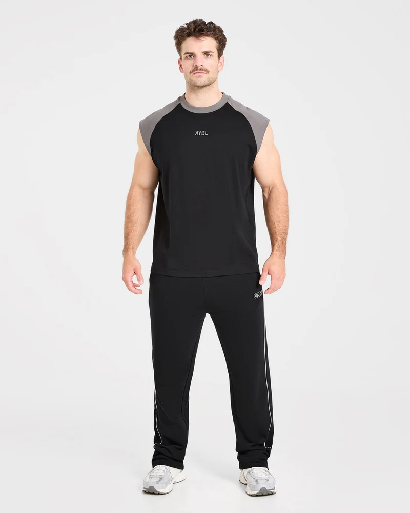 Cam Kissel x Oversized Straight Leg Joggers - Noir