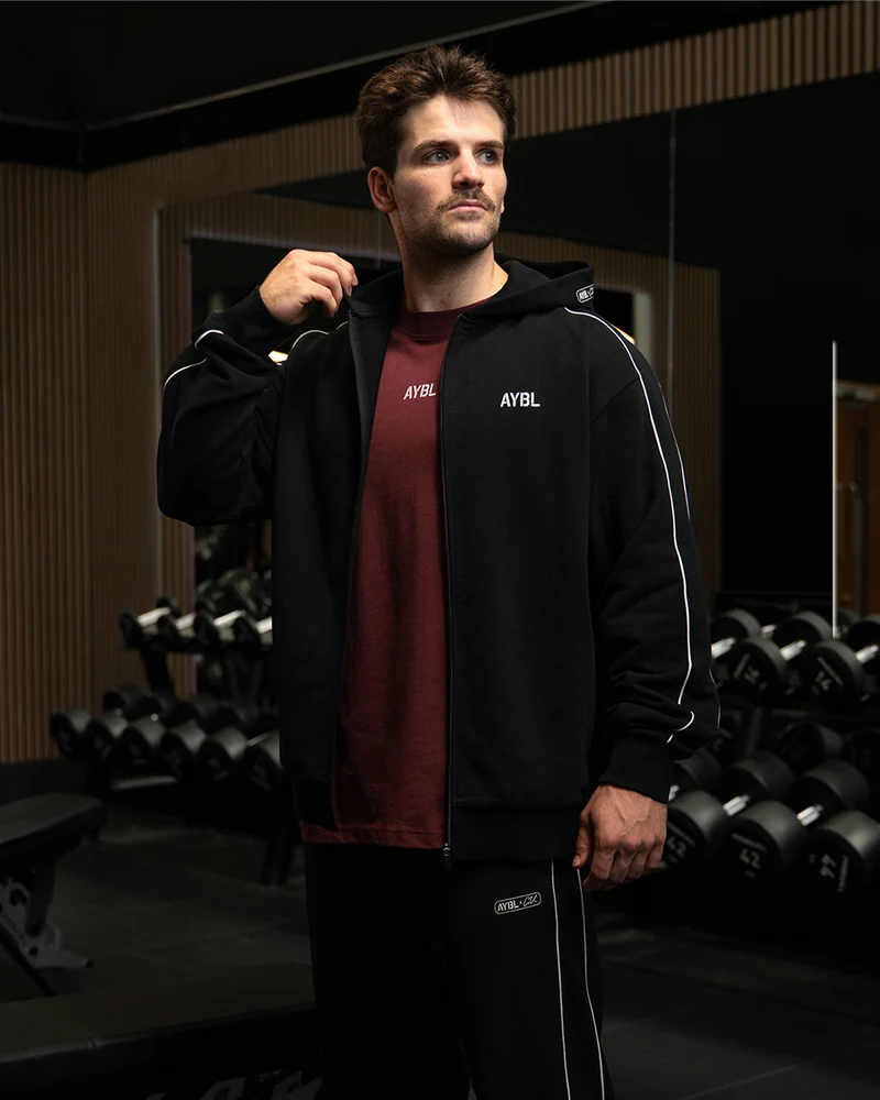 Cam Kissel x Oversized Full Zip Hoodie - Noir