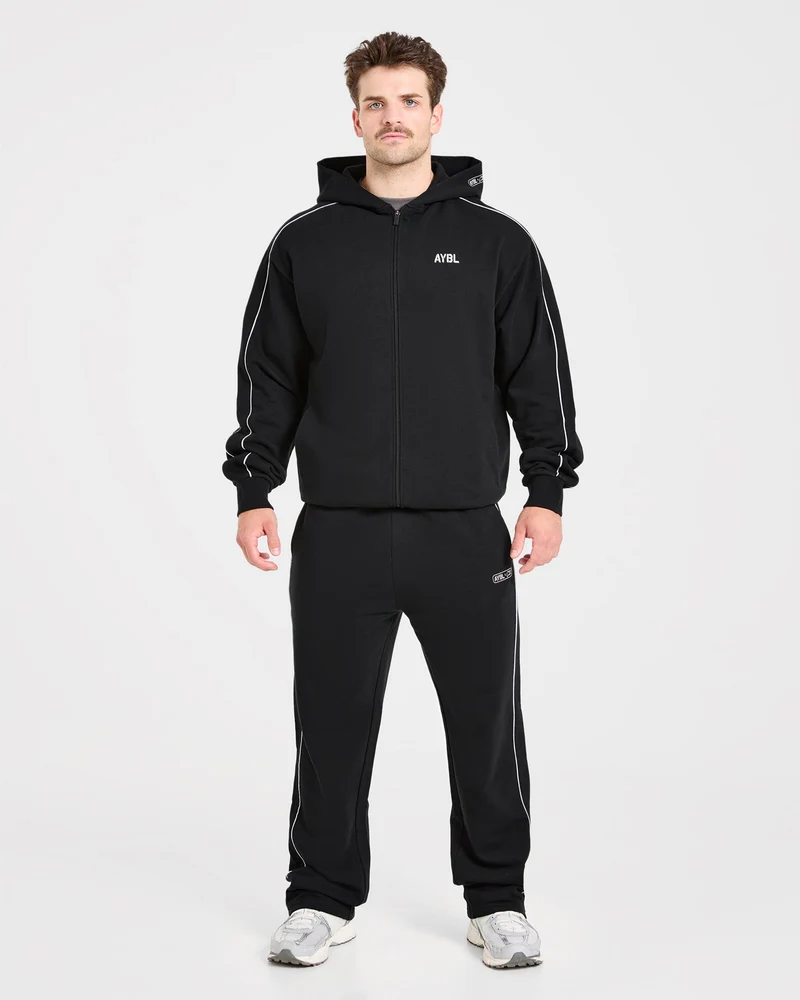 Cam Kissel x Oversized Full Zip Hoodie - Noir