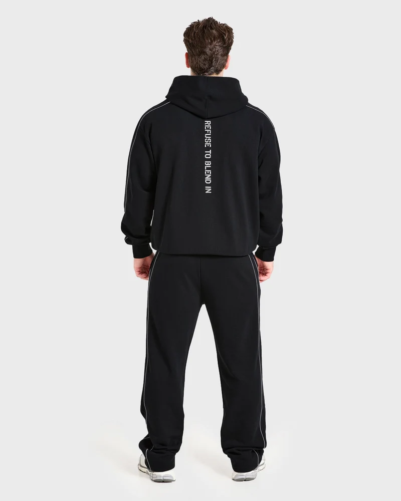Cam Kissel x Oversized Full Zip Hoodie - Noir