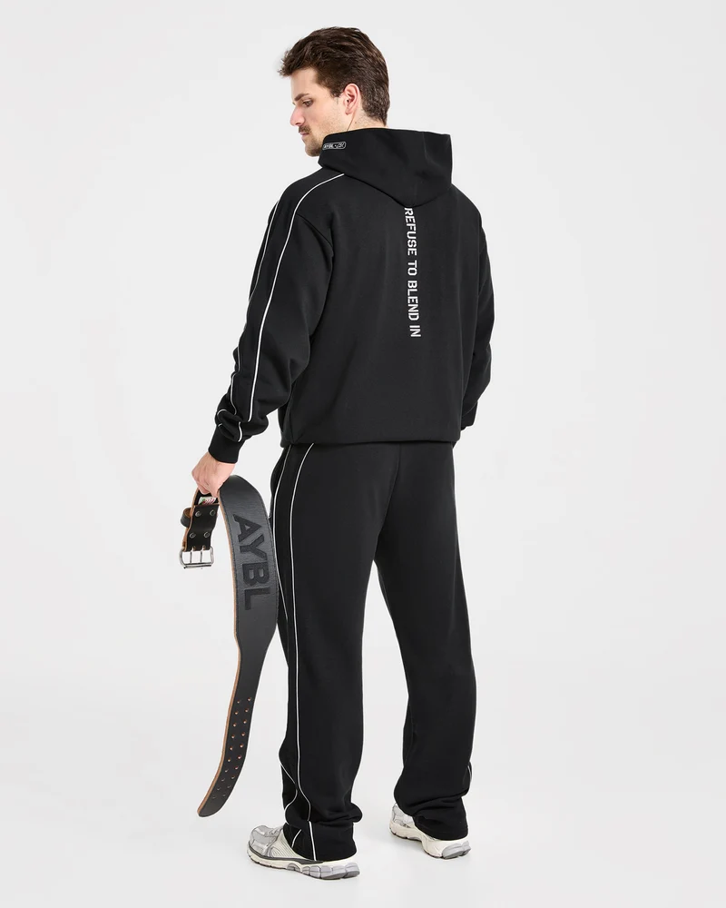 Cam Kissel x Oversized Full Zip Hoodie - Noir