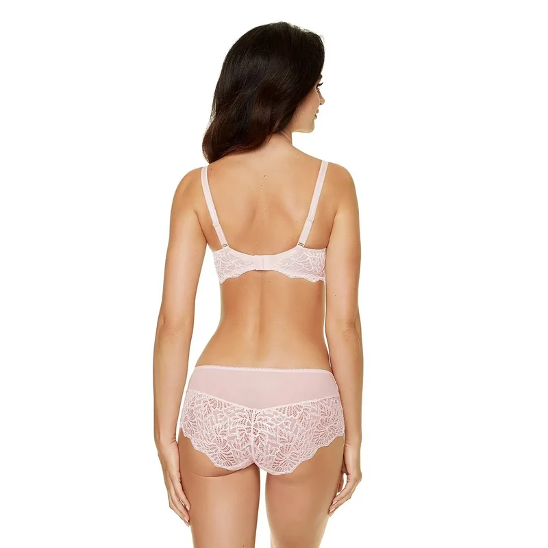 Charmant soutien-gorge semi-coussiné dentelle motif floral Gorteks 156449