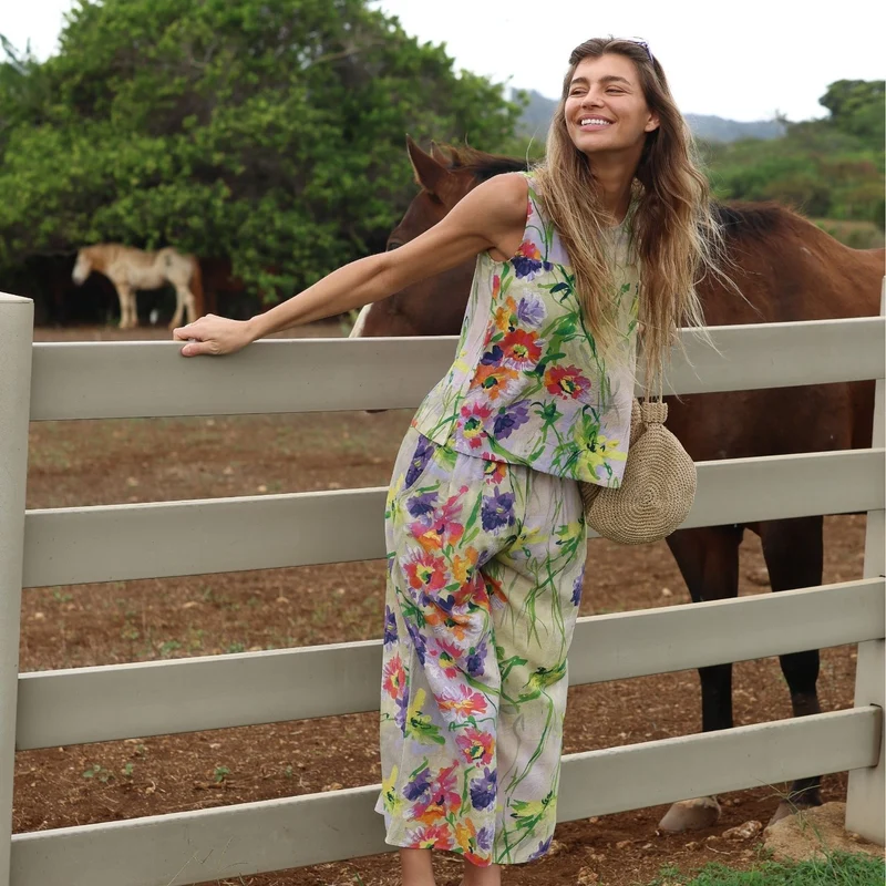 Pantalon large court - Daisy Dance