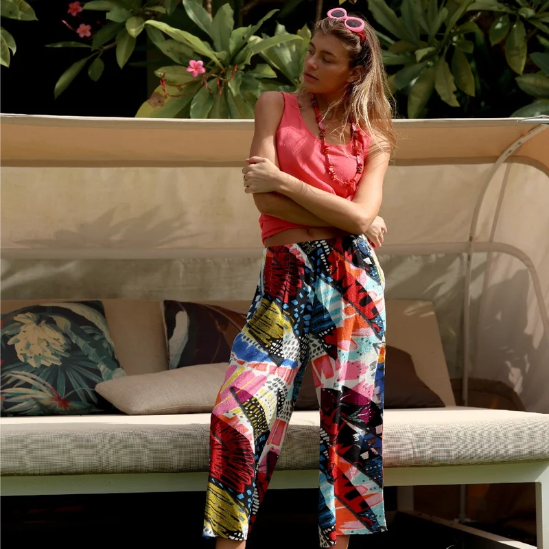 Pantalon large court - Cliché