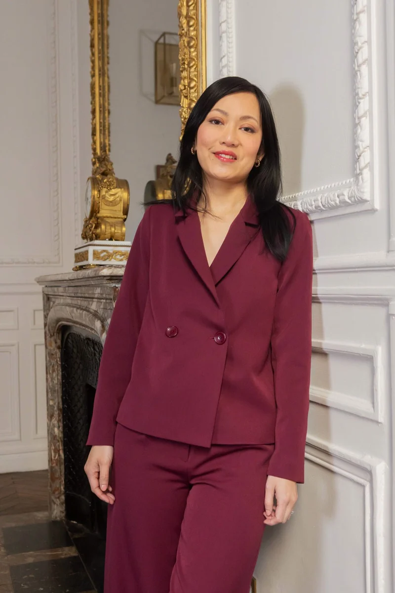 Veste Apolline - cerise