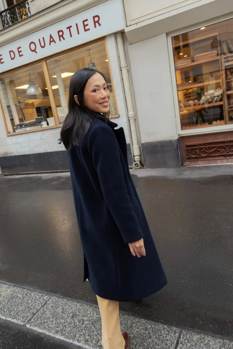 Manteau Françoise - marine