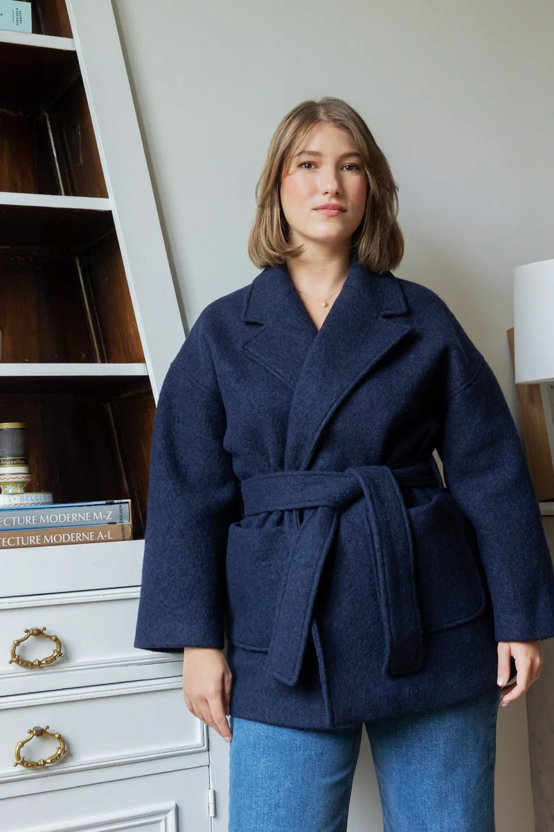 Manteau Yoko - marine