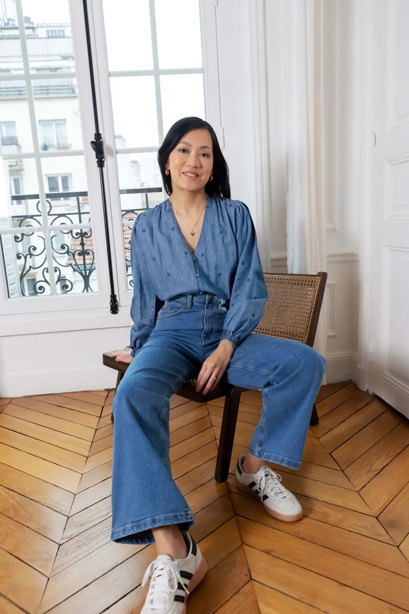 Jean wide Audrey - bleu denim