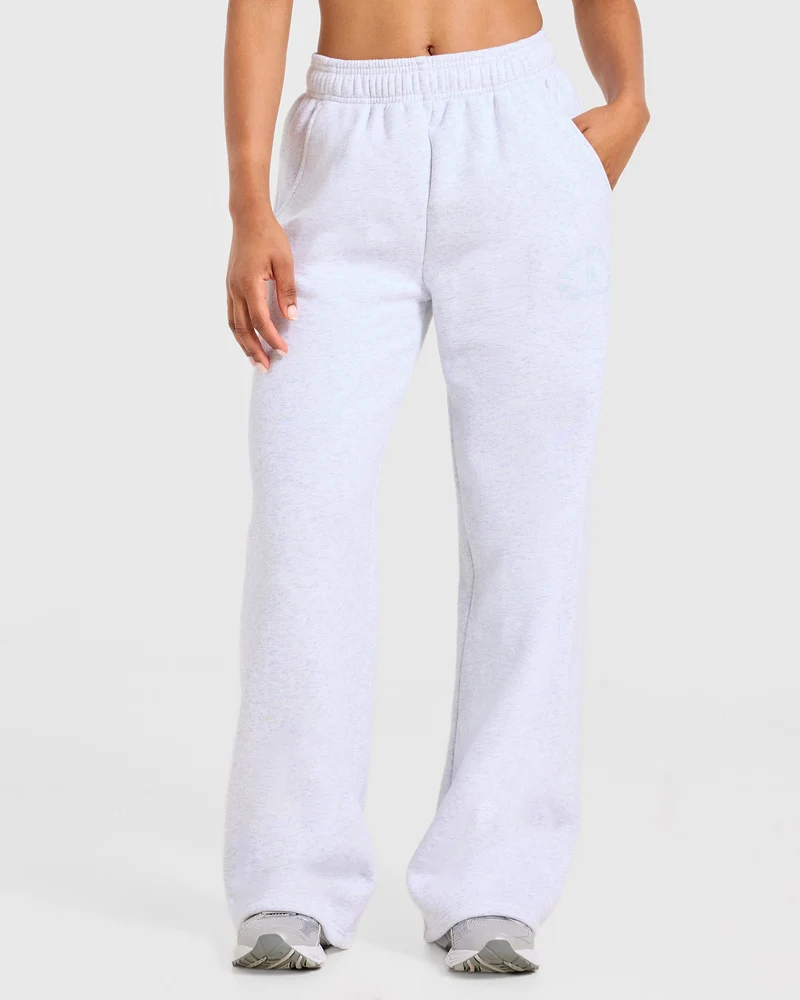 AYBL Sports 18 Oversized Straight Leg Joggers - Heather Gris