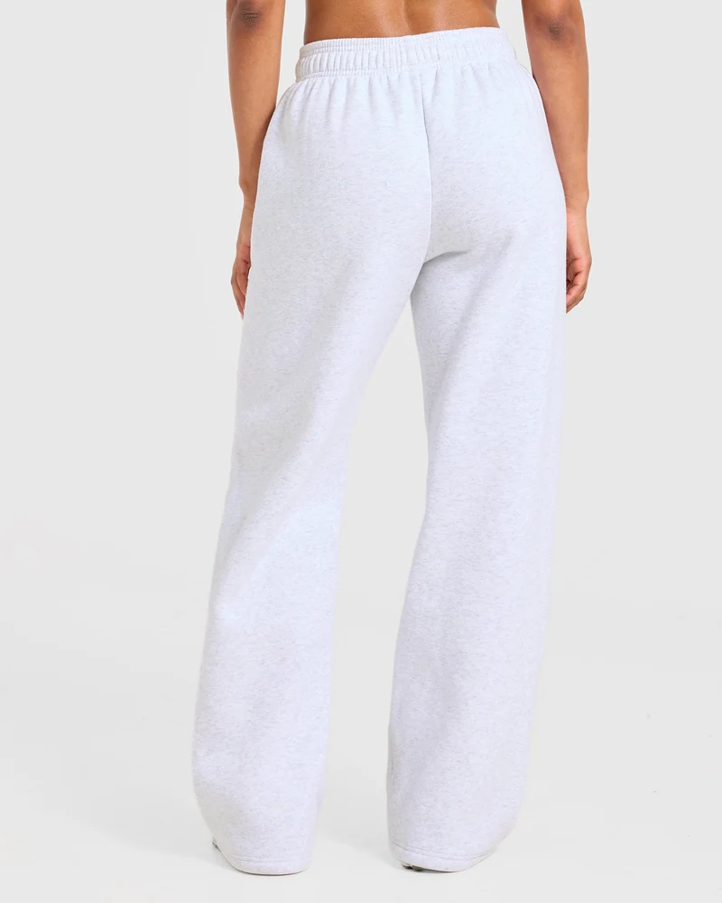 AYBL Sports 18 Oversized Straight Leg Joggers - Heather Gris
