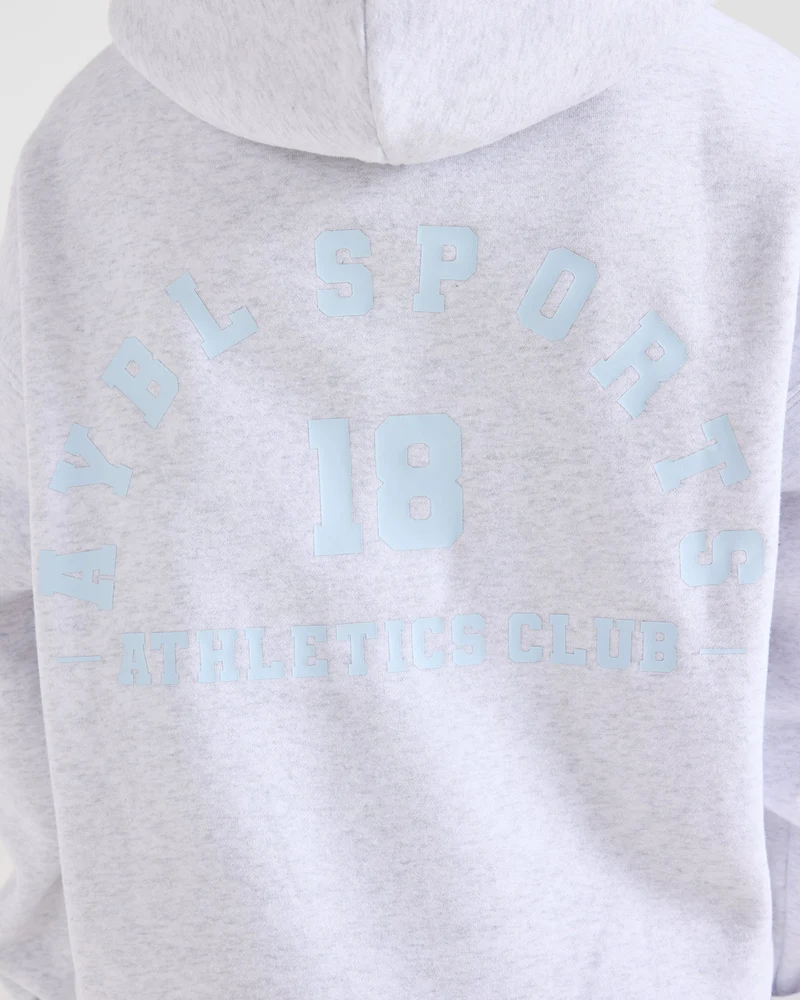 AYBL Sports 18 Oversized Hoodie - Heather Gris