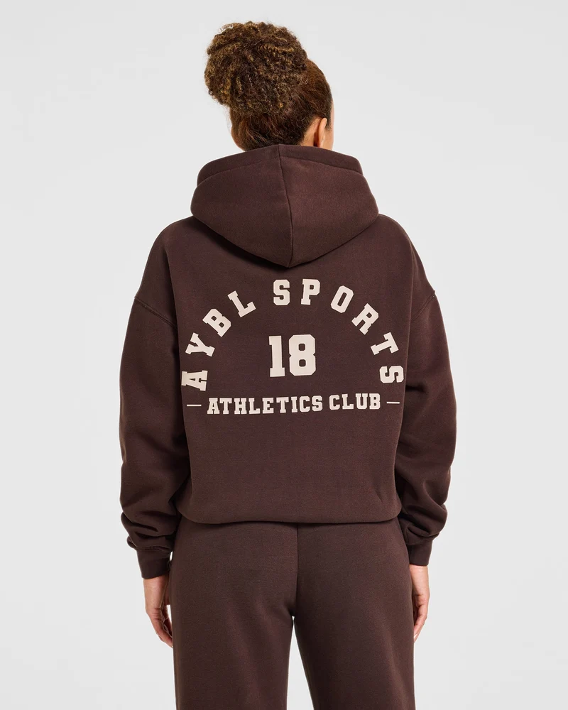 AYBL Sports 18 Oversized Hoodie - Cocoa Marron
